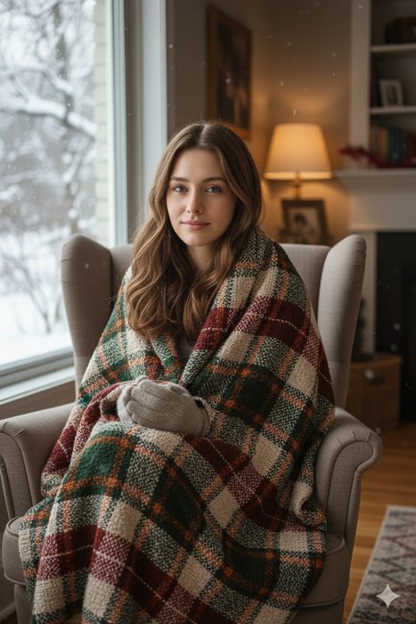 Зимний плед и покой