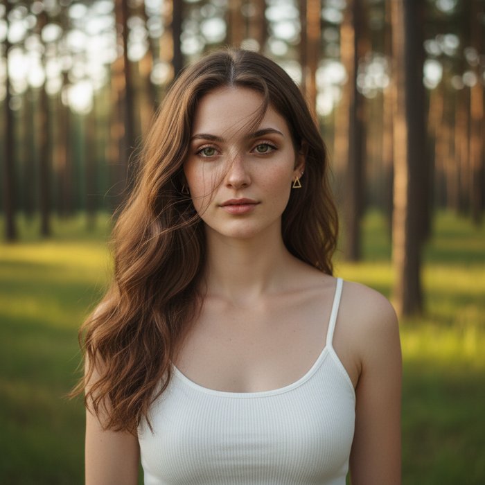 В сосновом лесу