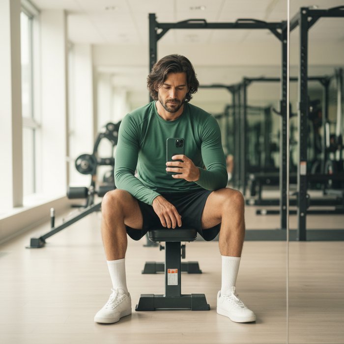 Селфи в тренажерном зале